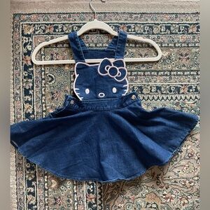 Hello Kitty Overall Denim Toddler Dress by Sanrio 3T
